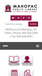 Mobile Screenshot of mahopaclibrary.org